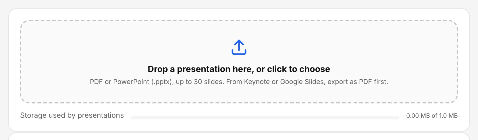 Add presentations it can walk through